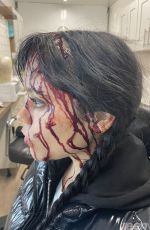 JENNA ORTEGA - Teen Vogue Photo Diary of Wednesday Season 2 Makeup, August 2025