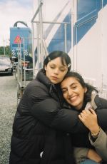 JENNA ORTEGA - Teen Vogue Photo Diary of Wednesday Season 2 Makeup, August 2025