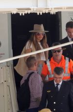 JENNIFER LOPEZ Arrives in Sardinia