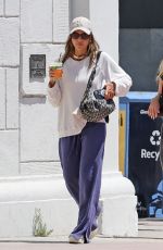 JESSICA ALBA Enjoys a Family Outing to Alfred Cafe in West Hollywood 08/18/2025