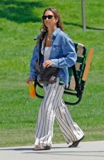 JESSICA ALBA Goes to a Park to Watch Her Daughter Play Tennis in Los Angeles 08/20/2025