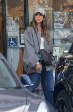 JESSICA ALBA in a Bomber Jacker and Crop Top Out in Los Angeles 08/16/2025