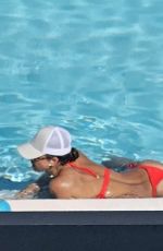 JESSICA ALBA in Bikini at a Pool in Miami 08/08/2025