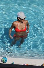 JESSICA ALBA in Bikini at a Pool in Miami 08/08/2025