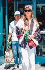 JESSICA ALBA Out and About in New York City 08/12/2025