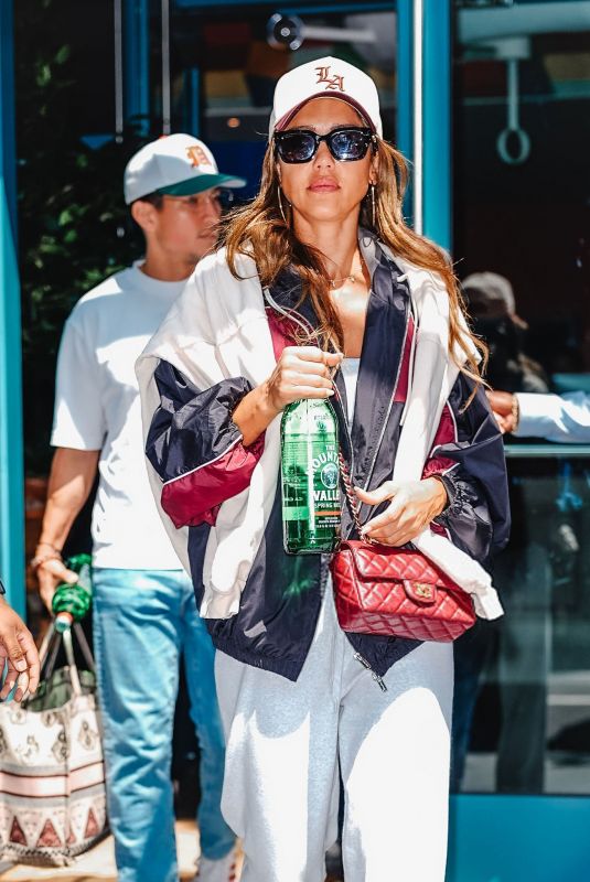 JESSICA ALBA Out and About in New York City 08/12/2025