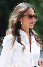 JESSICA ALBA Out in Soho and Battery Park City in New York City 08/11/2025