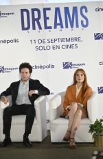 JESSICA CHASTAIN at a Press Conference to Promotes Dreams at Cinepolos Plaza Miyana in Mexico City 08/26/2025