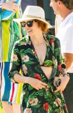 JESSICA CHASTAIN on Vacation in Porto Cervo 08/15/2025