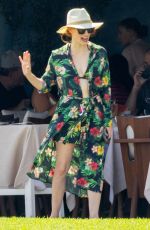 JESSICA CHASTAIN on Vacation in Porto Cervo 08/15/2025