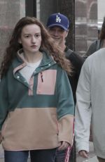 JULIA GARNER and Anthony Boyle on the Set of The Altruists 08/13/2025
