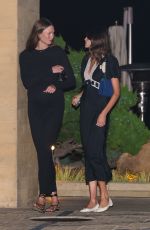 KAIA GERBER and KARLIE KLOSS Out for Dinner at Nobu in Malibu 08/06/2025