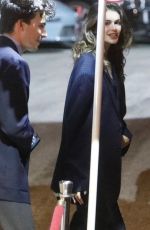 KAIA GERBER Arrives at Cara Delevingne