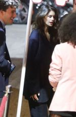KAIA GERBER Arrives at Cara Delevingne
