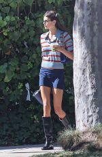 KAIA GERBER Visits a Friend