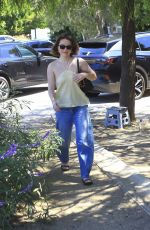 KAITLYN DEVER Arrives at Jennifer Klein