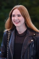 KAREN GILLAN Arrives at US Open Tennis Championships in New York 08/30/2025
