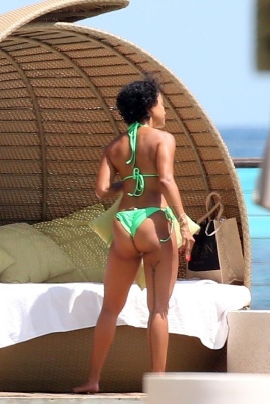 KARRUECHE TRAN in bikini on a Wellness Holiday in Cancun 08/15/2025