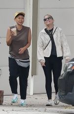 KATE MARA Out for Coffee with a Friend in Los Angeles 08/15/2025
