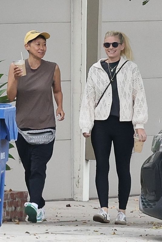 KATE MARA Out for Coffee with a Friend in Los Angeles 08/15/2025