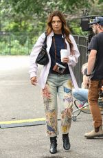 KATIE HOLMES on the Set of Happy Hours in New York City 08/06/2025