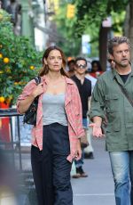 KATIE HOLMES on the Set of Happy Hours in New York City 08/15/2025