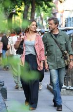 KATIE HOLMES on the Set of Happy Hours in New York City 08/15/2025