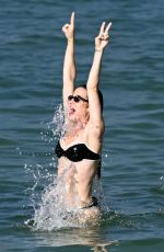 KATY PERRY in Bikini on the Beach in Miami 08/22/2025