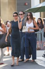 KENDALL JENNER and HAILEY BIEBER Shopping at Brandy Melville in Brentwood 08/20/2025