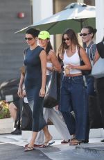 KENDALL JENNER and HAILEY BIEBER Shopping at Brandy Melville in Brentwood 08/20/2025