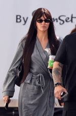 KENDALL JENNER Dons a Wig Behind the Scenes of a Photoshoot in Pasadena 08/17/2025