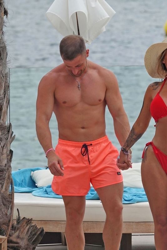 KERRY KATON in Bikini with Her New Beau Paulo in Ibiza 07/30/2025