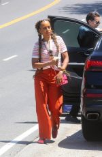 KERRY WASHINGTON Arrives at Jennifer Klein
