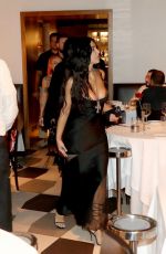 KIM KARDASHIAN Out for Dinner in Rome 08/23/2025