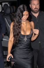 KIM KARDASHIAN Out for Dinner in Rome 08/23/2025