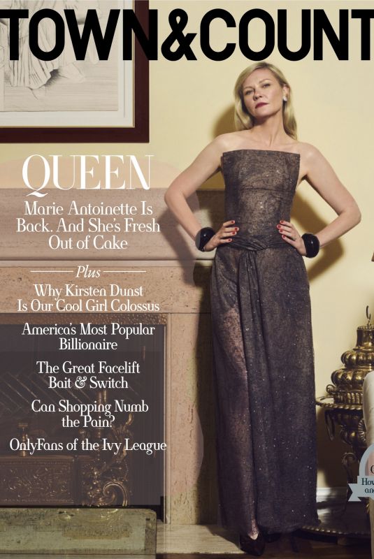 KIRSTEN DUNST in Town & Country Magazine, September 2025