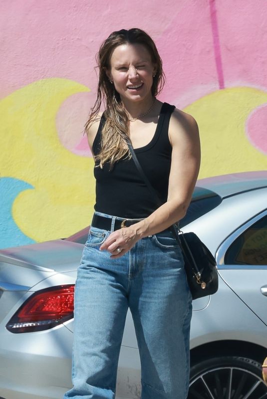 KRISTEN BELL Out Visiting a Friend in Los Angeles 08/25/2025