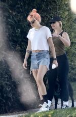 KRISTEN STEWART Out for a Dog Walking with a Friend in Los Feliz 08/13/2025