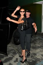 KYLIE JENNER, HAILEY BIEBER and BELLA HADID Leaves Cucina Alba in West Hollywood 08/13/2025