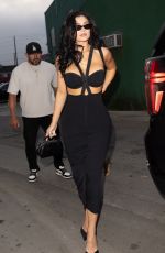 KYLIE JENNER, HAILEY BIEBER and BELLA HADID Out for Dinner at Cucina Alba in West Hollywood 08/13/2025