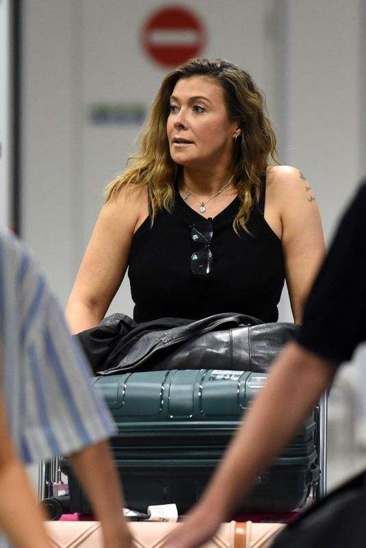 KYM MARSH Arrives at Manchester Airport 08/24/2025