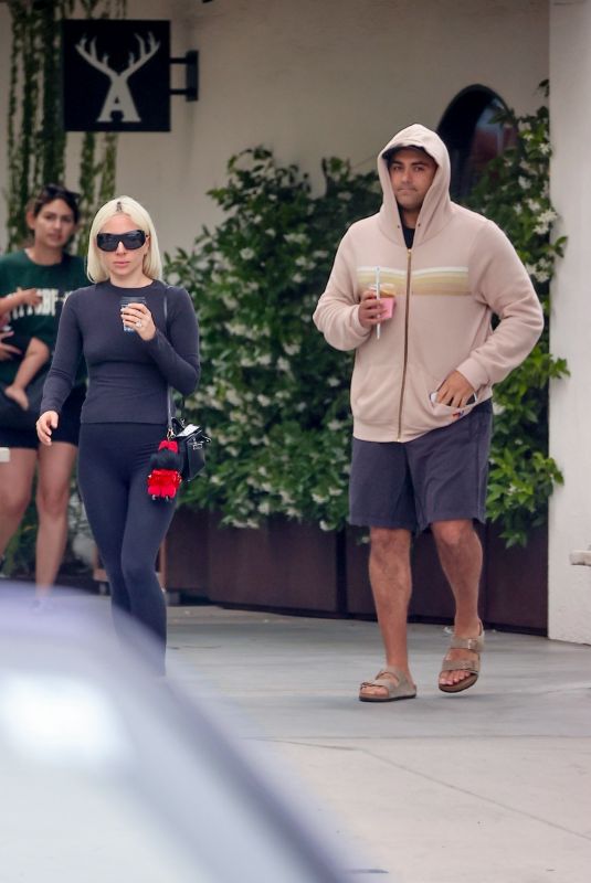 LADY GAGA and Michael Polansky Out in Malibu 08/18/2025