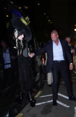 LADY GAGA Arrives at Wednesday Graveyard Gala in New York City 08/28/2025