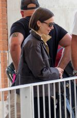 LILY COLLINS Arrives in Venice Ahead of Filming for Emily in Paris 08/14/2025