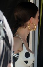 LILY COLLINS Filming Emily in Paris in Venice 08/16/2025