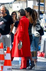 LILY COLLINS on the Set of Emily in Paris in Paris 08/05/2025