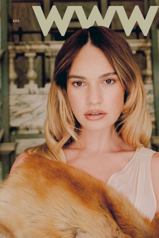 LILY JAMES for Who What Wear, August 2025