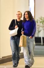 LILY-ROSE DEPP and 070 SHAKE Out for Dinner at E Baldi in Beverly Hills 07/30/2025