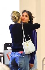 LILY-ROSE DEPP and 070 SHAKE Out for Dinner at E Baldi in Beverly Hills 07/30/2025