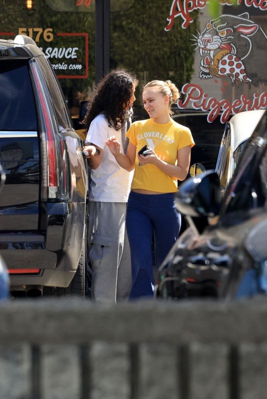 LILY-ROSE DEPP and 070 SHAKE Out in Los Angeles 08/28/2025